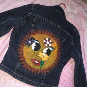 Custom Painted Jean Jacket